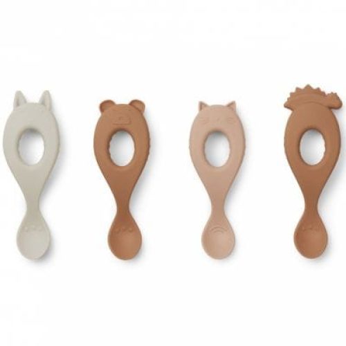 lot-de-4-cuilleres-en-silicone-liva-rose-mix