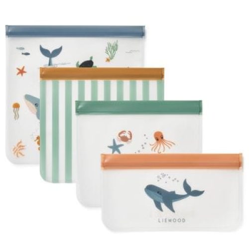 lot-de-4-sachets-reutilisables-clive-sea-creature