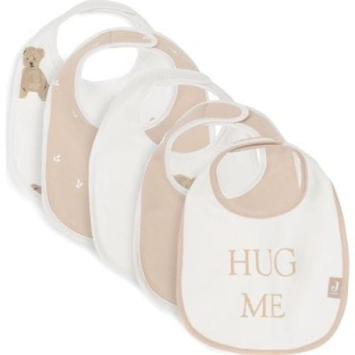 lot-de-5-bavoirs-impermeables-teddy-bear