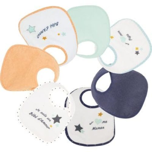 lot-de-7-bavoirs-de-naissance-baby-love-garcon