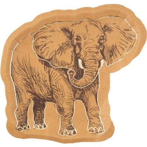 lot-de-8-assiettes-elephant-safari-kraft