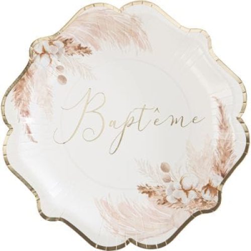 lot-de-8-assiettes-en-carton-bapteme-pampas-fleurs-de-coton-et-or