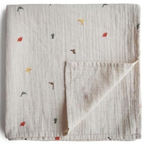 maxi-lange-en-coton-bio-dinosaure-120-x-120-cm