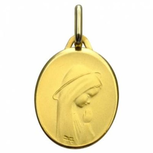 medaille-ovale-vierge-priante-17-mm-or-jaune-375