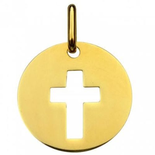 medaille-ronde-ajouree-symbole-croix-16-mm-or-jaune-750