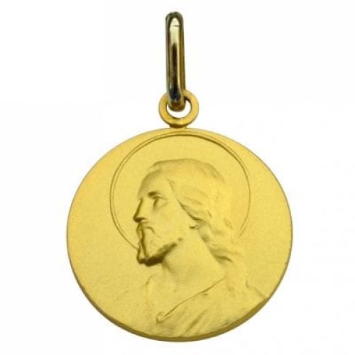 medaille-ronde-christ-16-mm-or-jaune-750