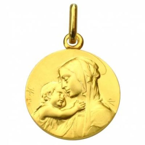 medaille-ronde-vierge-a-l-enfant-16-mm-or-jaune-375
