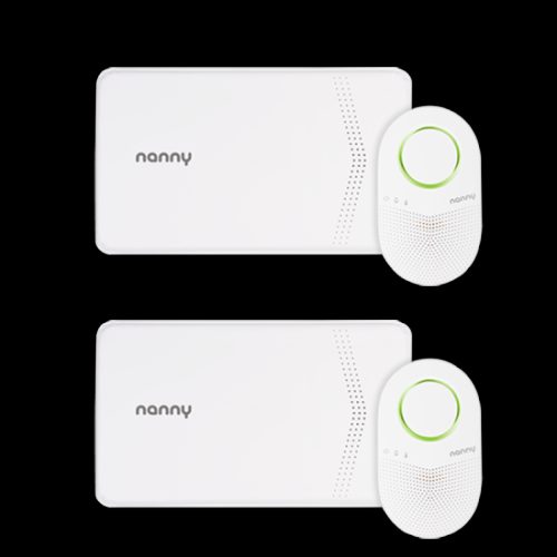 Pack de 2 moniteurs respiratoires Nanny BM-03 Premium