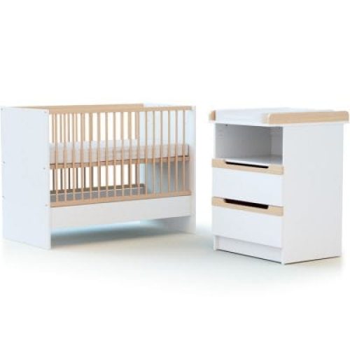 pack-duo-lit-bebe-evolutif-et-commode-a-langer-en-bois-de-hetre-verni-carrousel-blanc