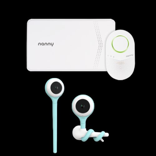 Pack Nanny BM-03 Premium & babyphone vidéo Lollipop Bleu turquoise