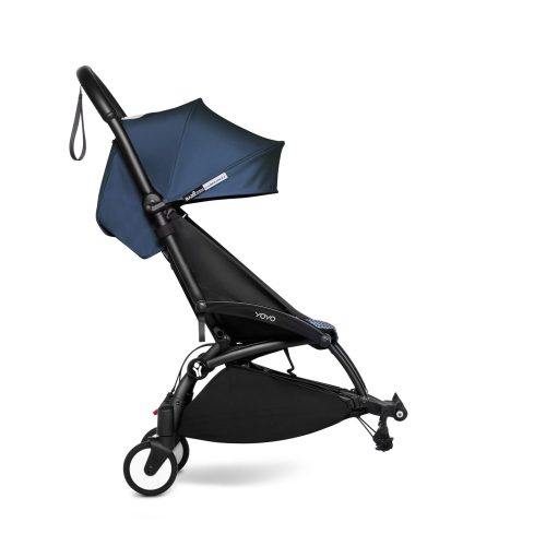 Cadre poussette YOYO² Connect Noir + Pack 6+ bleu Air France  BABYZEN