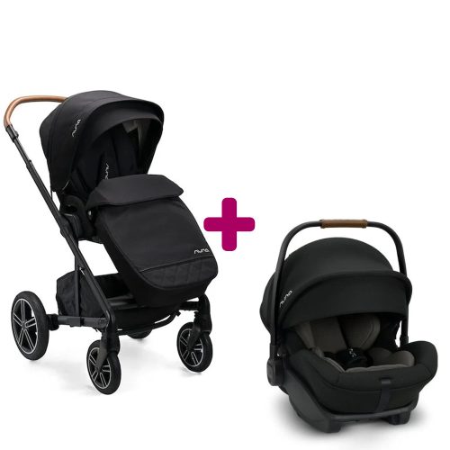 Pack poussette duo Mixx + coque Arra Next Caviar  Nuna