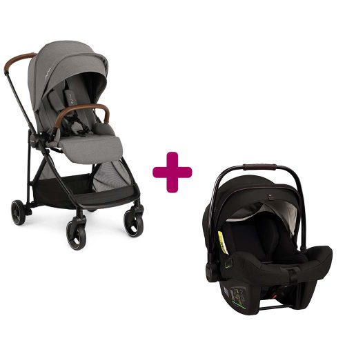 Pack duo Poussette Ixxa riveted + pipa Next Riveted  Nuna
