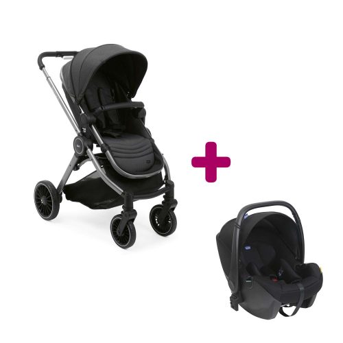 Pack poussette Duo Best Friend Pro Siège-auto KORY Pirate Black  Chicco