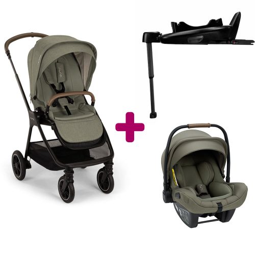 Pack Poussette duo Triv Next Pine + coque Pipa Next Pine + base next  Nuna