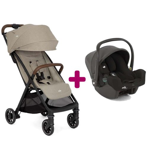 Pack Poussette duo pact Pro Oak + coque i-snug 2 Shale  Joie