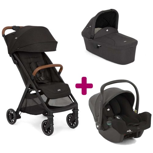 Pack Poussette Trio Pact Pro Shale + Nacelle Ramble Shale + coque i-snug 2 Shale  Joie