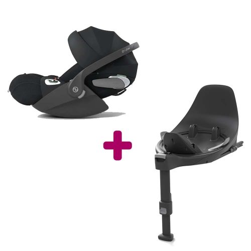 Coque Cloud T i-Size Tissu Plus Sepia Black + base T i-size  Cybex