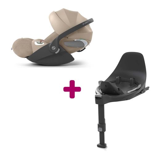 Coque Cloud T i-Size Tissu Plus Cozy Beige + base T i-size  Cybex