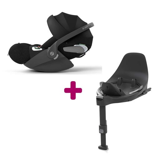 Coque Cloud T i-Size Sepia Black + base T i-size  Cybex