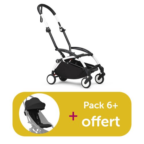 Chassis YOYO³ Blanc acheté = Pack 6+ coloris Noir offert  Stokke