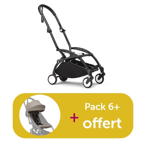 Chassis YOYO³ Noir acheté = Pack 6+ coloris Taupe offert  Stokke