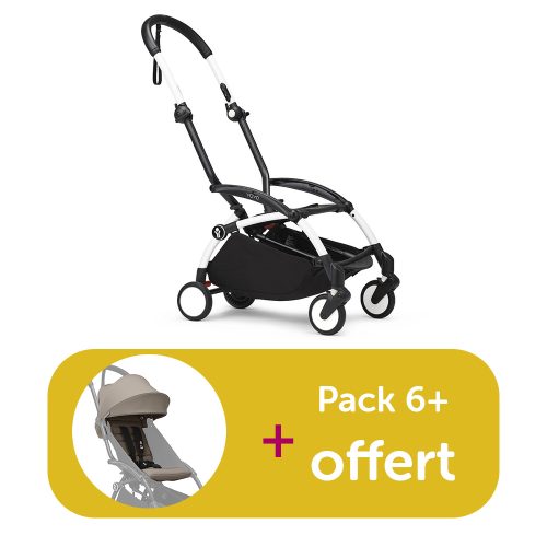 Chassis YOYO³ Blanc acheté = Pack 6+ coloris Taupe offert  Stokke