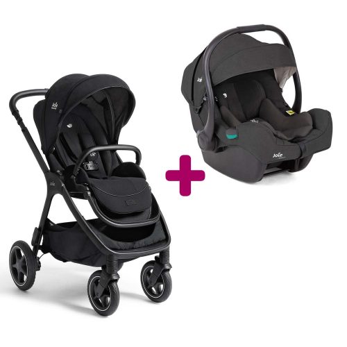 Pack poussette duo Finiti Eclipse + coque I-Gemm 3 Shale  Joie
