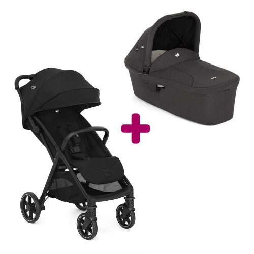 Pack Poussette duo Parcel Lx Eclipse + Nacelle Ramble Shale  Joie