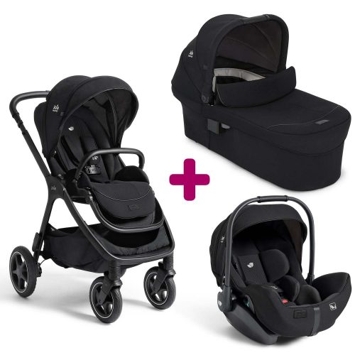 Pack poussette trio Finiti Eclipse + nacelle Ramble XL Eclipse + coque I-Level pro Eclipse  Joie
