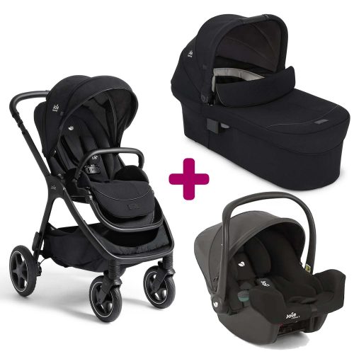 Pack Poussette trio Finiti Eclipse + Nacelle Ramble XL Eclipse + coque I-snug 2 Shale  Joie