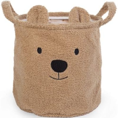 panier-de-rangement-teddy-beige-30-x-30-cm