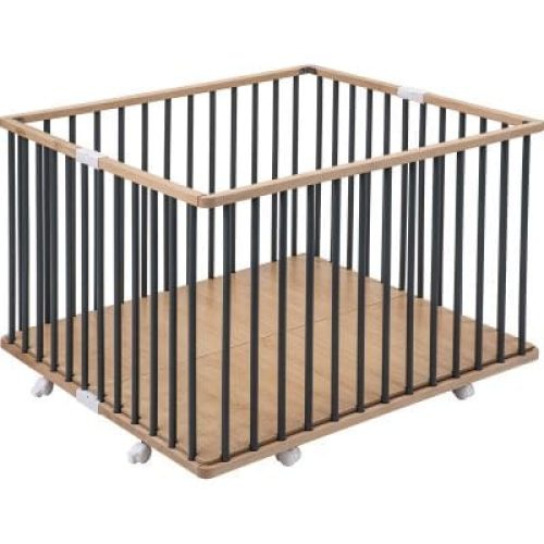 parc-pliant-carre-gaby-avec-plancher-reglable-et-roulettes-hybride-kaki