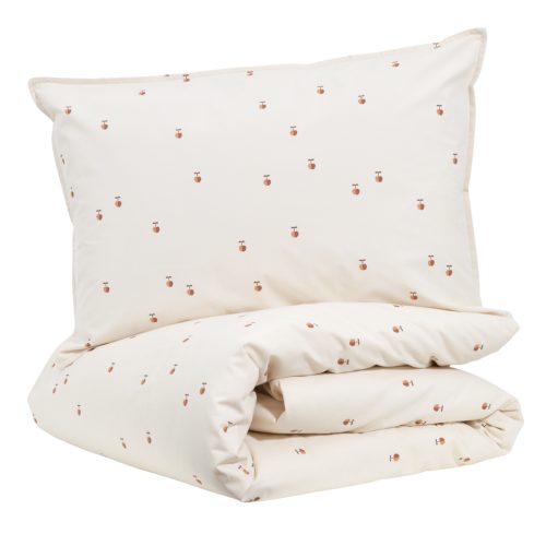 Parure de lit bébé taie et housse de couette 100x140 cm Pom Pouce
