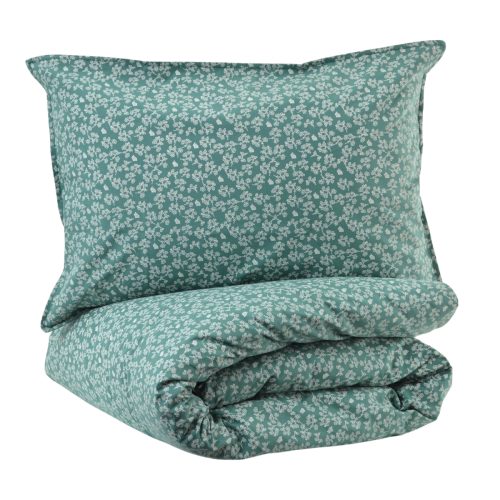 Parure de lit bébé taie et housse de couette 100x140 cm coton bio Mahé