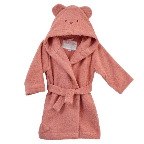 Peignoir enfant Ourson - bois de rose