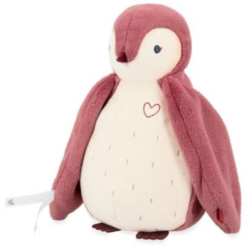 peluche-enregistreur-vocal-et-bruits-blancs-manchot-rose-25-cm