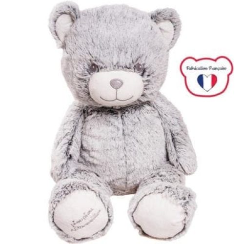 peluche-geante-gaston-l-ours-gris-80-cm