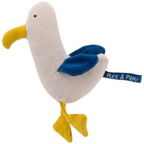 peluche-hochet-goeland-marco-puce-et-pilou-18-cm