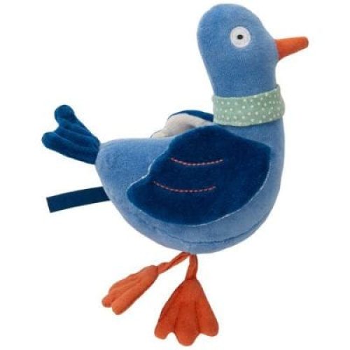 peluche-hochet-pigeon-michel-puce-et-pilou-20-cm