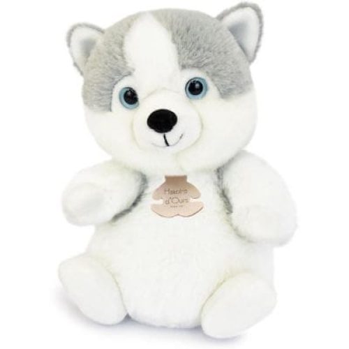 peluche-husky-les-doux-stretch-20-cm