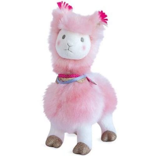 peluche-lama-rose-girls-glitter-30-cm