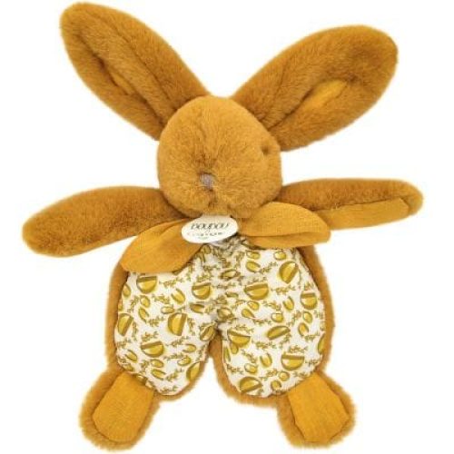 peluche-lapin-doudou-pantin-ocre-18-cm