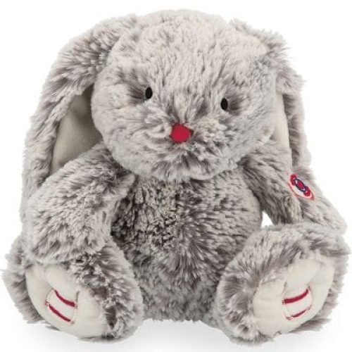 peluche-lapin-gris-prestige-leo-24-cm