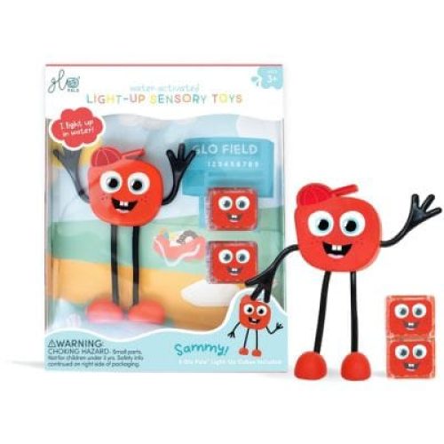 personnage-sammy-rouge-et-2-cubes-lumineux-reconditionne