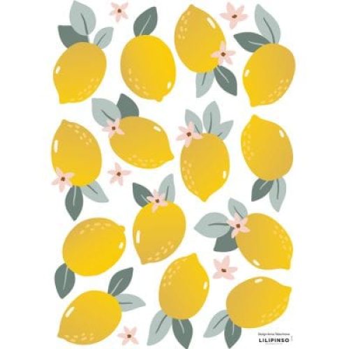 planche-de-stickers-a3-citrons-lemons