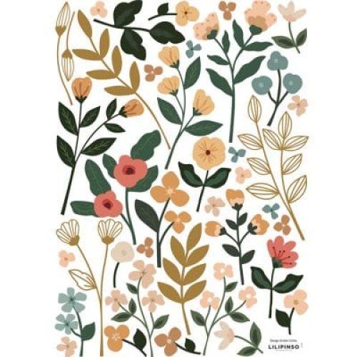 planche-de-stickers-a3-colorful-flowers