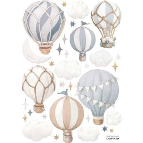 planche-de-stickers-a3-montgolfieres-bleues