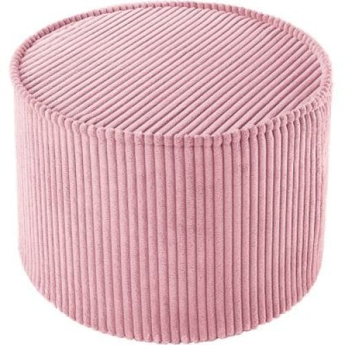 pouf-pink-mousse-velours-cotele