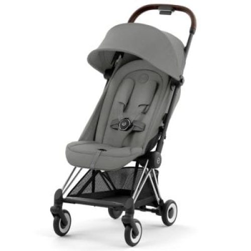 poussette-ultra-compacte-coya-chassis-chrome-mirage-grey